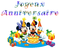 GIF animés joyeux anniversaire